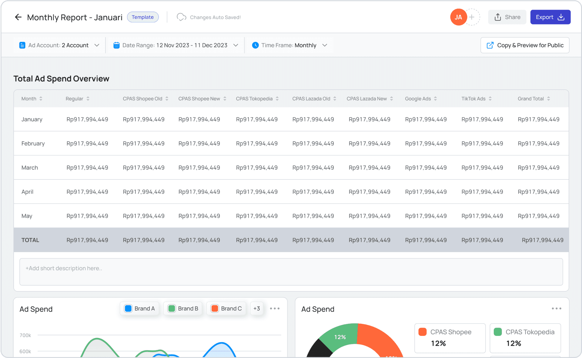 Custom Report